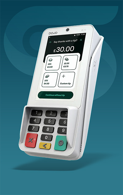DOJO Countertop wired card payment machine from Safepay